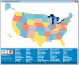 US Interactive Map Quiz Software