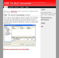 DBF To XLS Converter