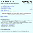 HTML Notes