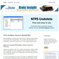 Portable NTFS Undelete