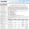 VeryDOC PDF to DWG Converter Command Line
