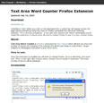 Text Area Word Counter