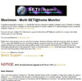 Multi-SETI Monitor