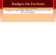 Badges On Favicon