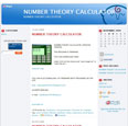 Number Theory Calculator
