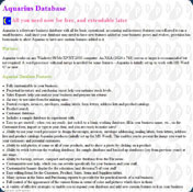 Aquarius Database