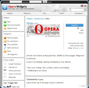 Neko widget for Opera