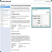 Sharief Investment Calculator