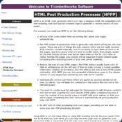 HTML Post Production Processor