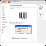 Barcode Prime Image Generator for Interleaved 2of5