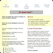 ETL Speed-Spell