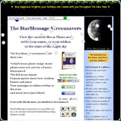 StarMessage - Night sky screensaver