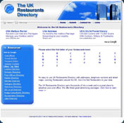 UK Restaurants Directory Screensaver
