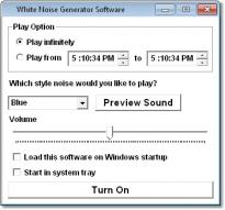 White Noise Generator Software