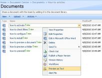 Document Library Preview for SharePoint