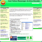 Cool Yahoo Messenger Archive Decoder