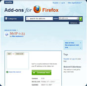 MyIP Firefox Add-on