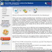 Print HTML ActiveX DLL for Windows