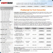 Postscript to Text Converter