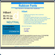 Hilbert Condensed Font Truetype