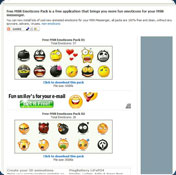 Free MSN Emoticons Pack 1