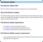 File Watchers Utilities