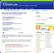 Microsoft Word Web Browser