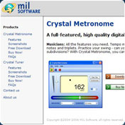 Crystal Metronome