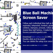 Blue Ball Machine