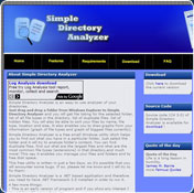 Simple Directory Analyzer