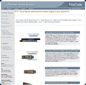 TimeTools NTP Server Monitoring