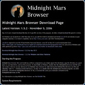 Midnight Mars Browser