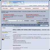 Office 2000/XP/2003/2007 Slipstreamer