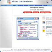 Accio French-Spanish / English-Spanish Dictionary