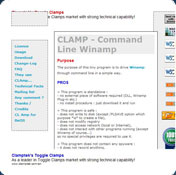 clamp command grouping winamp