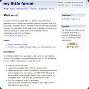 My little forum