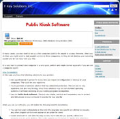 Public Kiosk Software