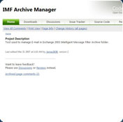 IMF Archive Manager