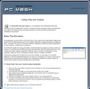 PCMesh Hide Files and Folders