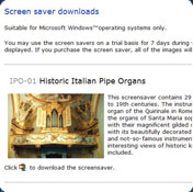 Historic Italian Pipe Organs Screensaver
