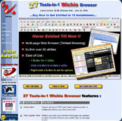 27 Tools-in-1 Wichio Browser