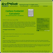 EnviroDuck Carbon Footprint Calculator