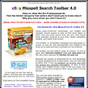 eBay Misspell Search Toolbar