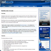 ModSecurity Console