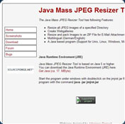 Java Mass JPEG Resizer Tool