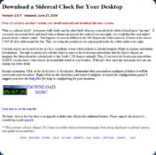 Sidereal Clock