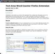 Text Area Word Counter