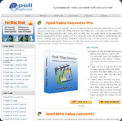 Opell DVD to AVI MPEG MOV RM FLV iPod PSP 3GP Zune Converter