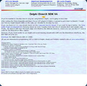 Delphi DirectX SDK